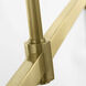 Kelly Wearstler Melange LED 63 inch Antique-Burnished Brass Linear Pendant Ceiling Light
