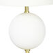 Grant 15.75 inch 60.00 watt White Mini Lamp Portable Light