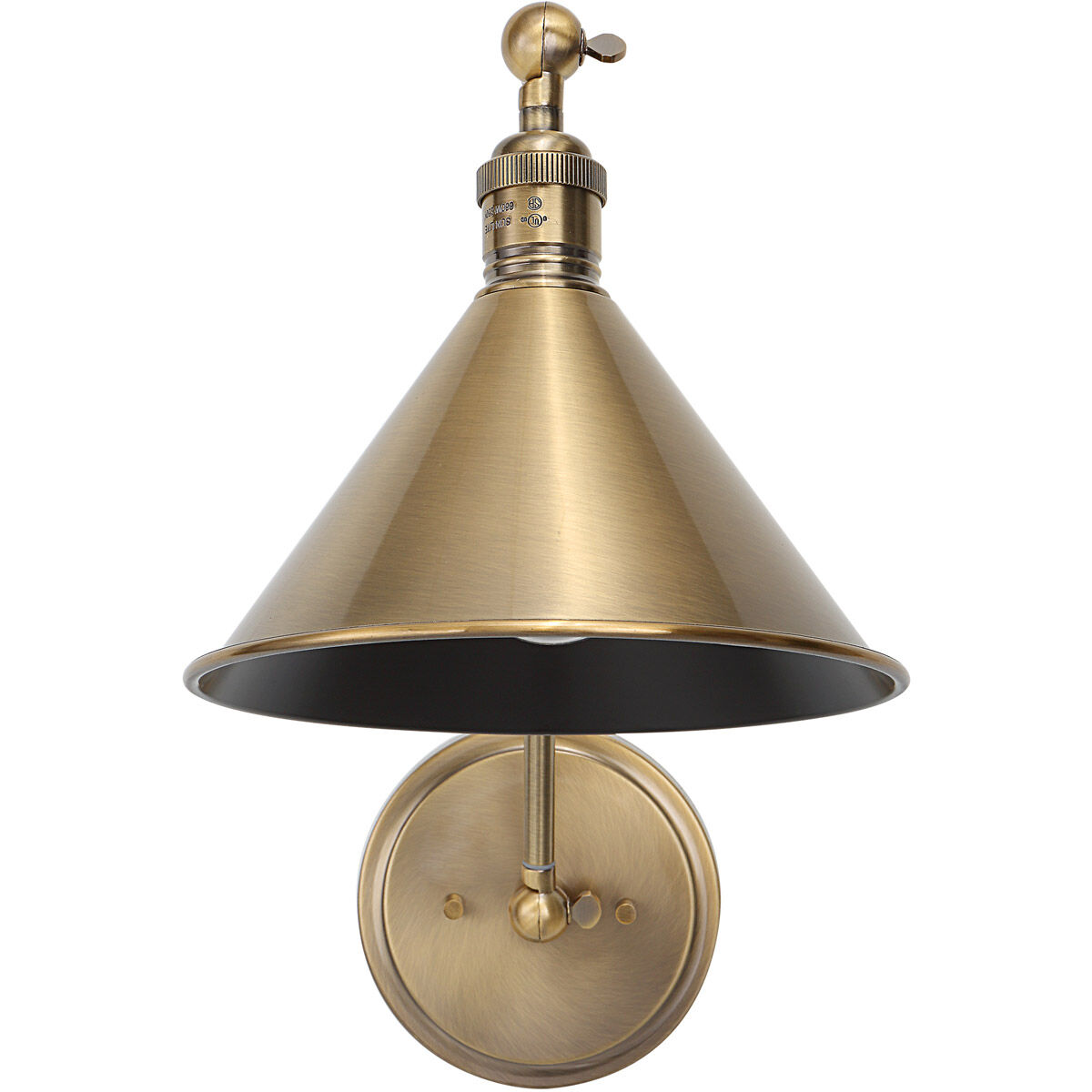 Exeter 25 inch 60.00 watt Oxidized Antique Brass Adjustable Sconce Wall Light