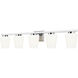 Nextra 5 Light 42 inch Chrome Bath Vanity Wall Light