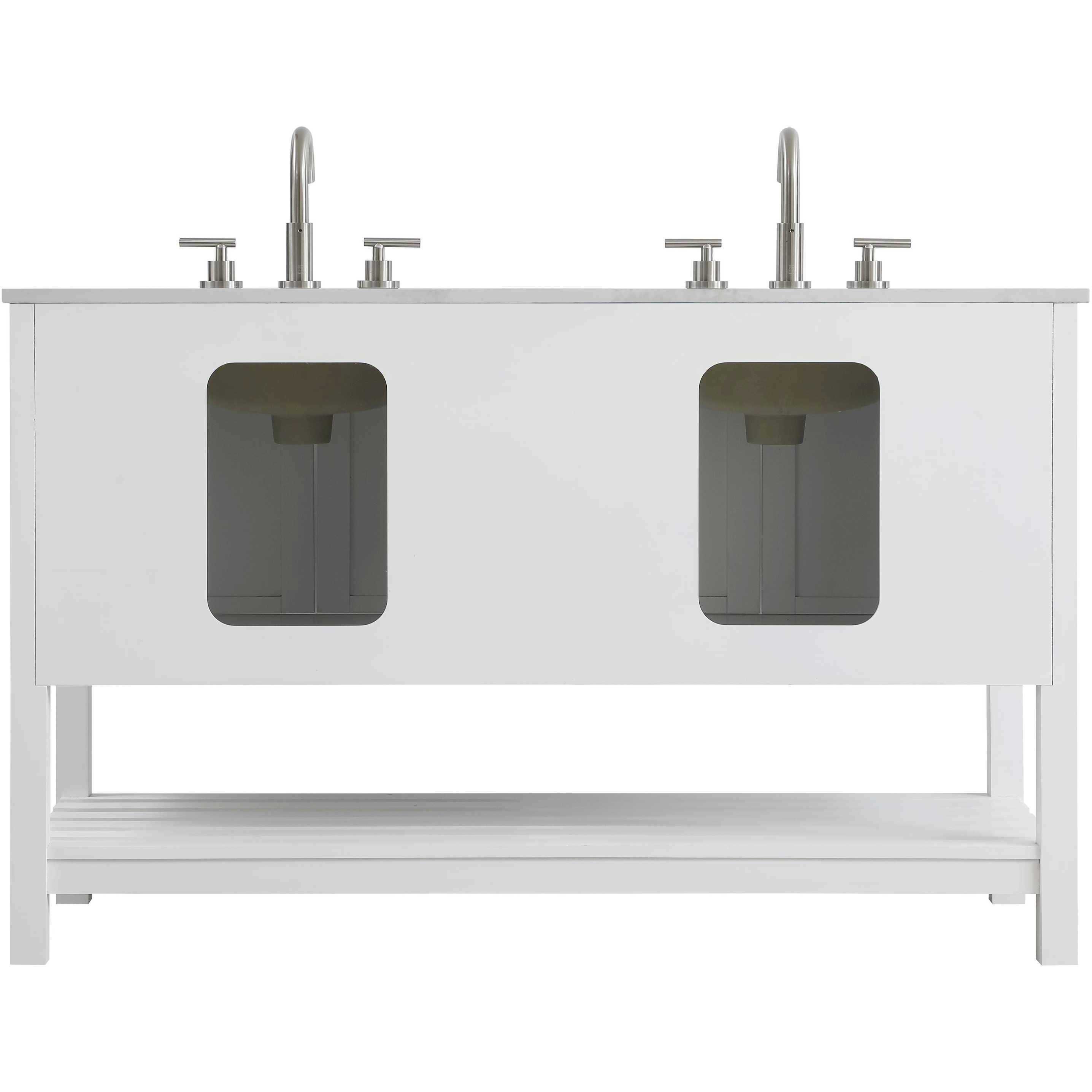 Theo 54 X 34 inch White Bathroom Vanity Cabinet