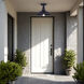 Valec 1 Light 14 inch Sand Black Outdoor Flush Mount