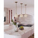 Alora Mood Cherise 1 Light 11.88 inch Brushed Gold Pendant Ceiling Light