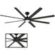 Hydra 96 inch Bronze Downrod Ceiling Fan in 3500K