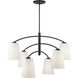 Headington 6 Light 40 inch Coal Chandelier Ceiling Light