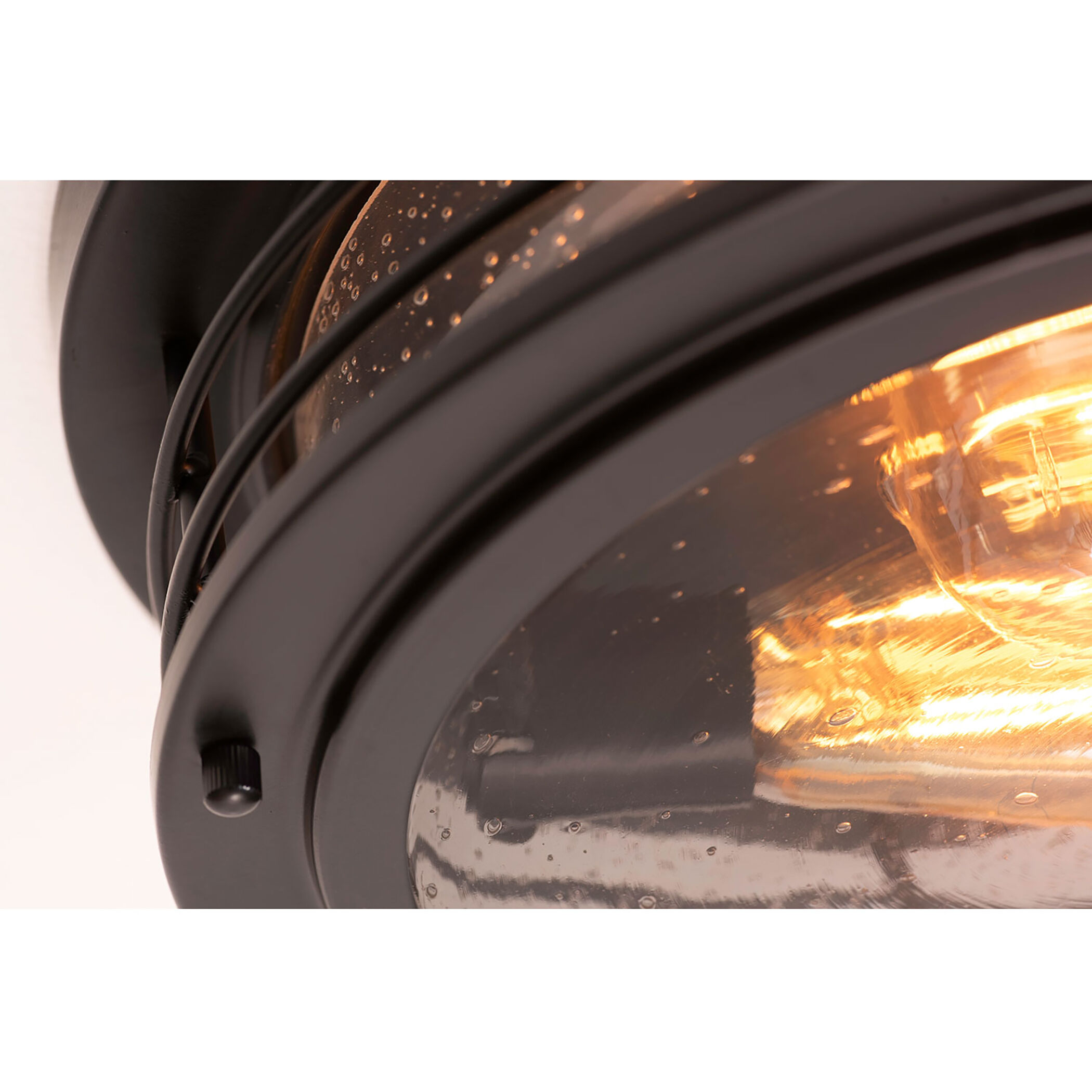 Archer 2 Light 13 inch Black Flush Mount Ceiling Light