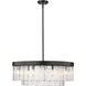 Ciara 9 Light 27 inch Matte Black Chandelier Ceiling Light