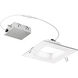 Direct To Ceiling Recessed Textured White Downlight