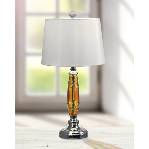 Evelyn 26 inch 150.00 watt Polished Chrome Table Lamp Portable Light