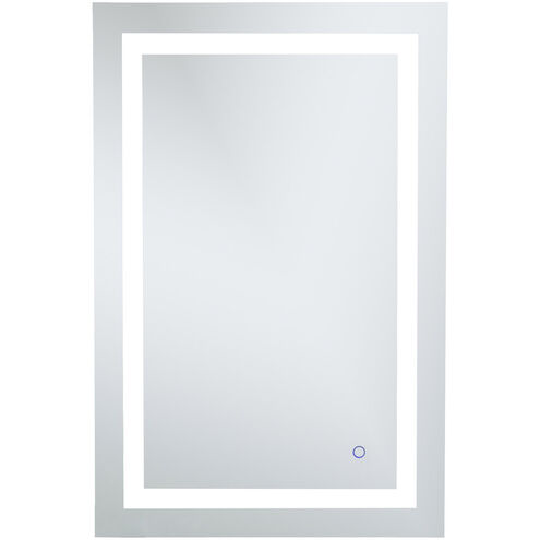 Helios 36 X 24 inch Silver Lighted Wall Mirror