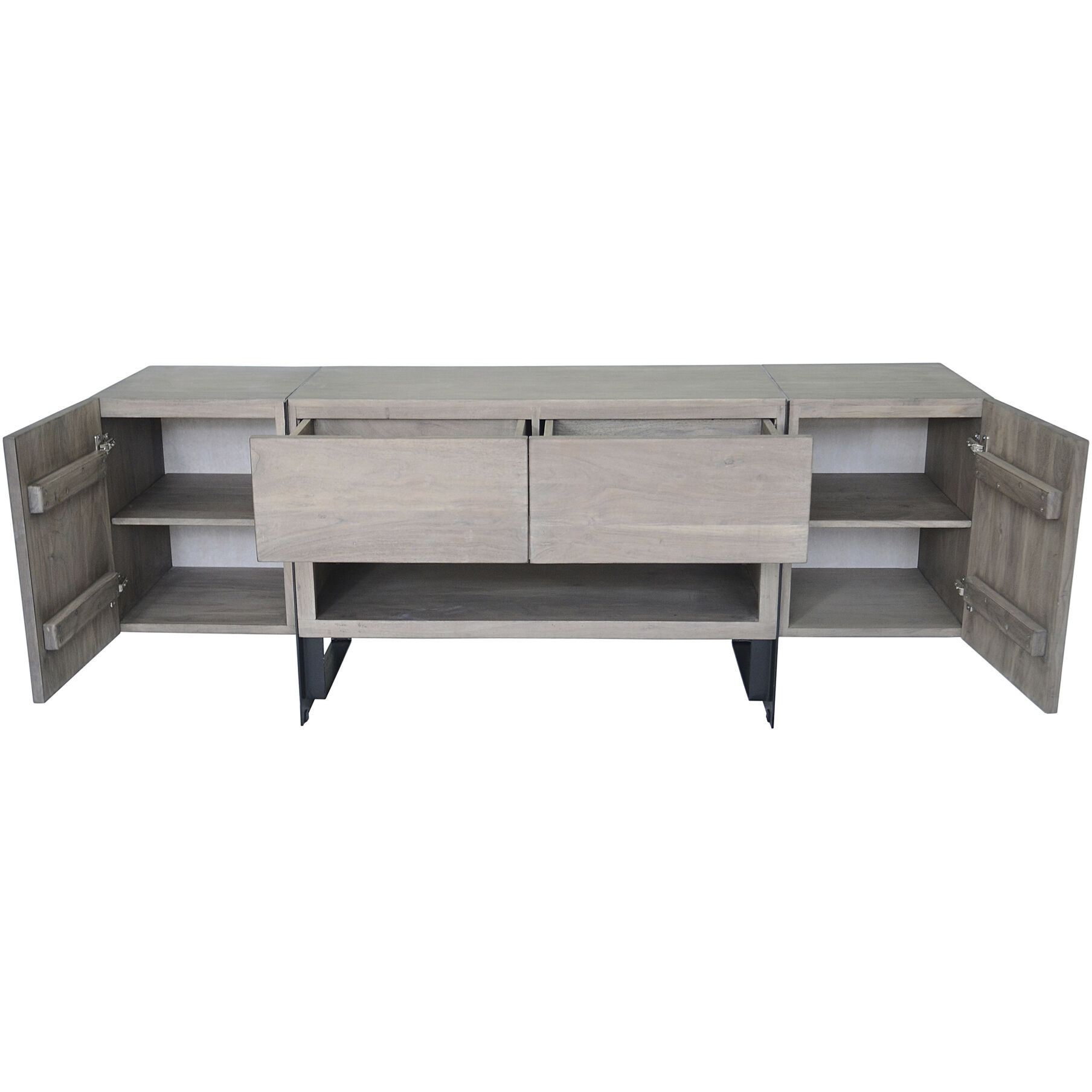 Tiburon 72 inch Grey TV Table