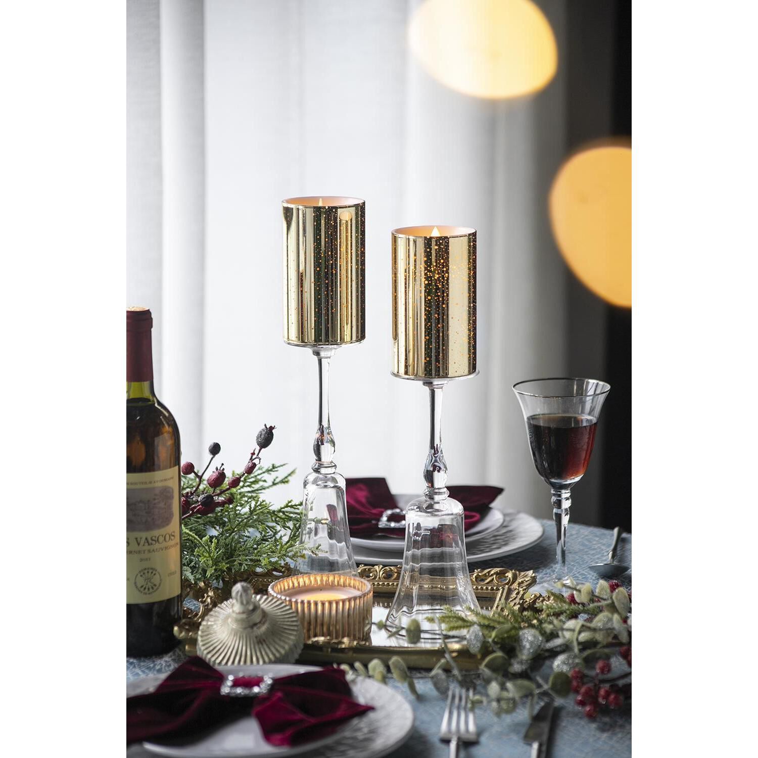 Speckled 5 X 3 inch LED Candle