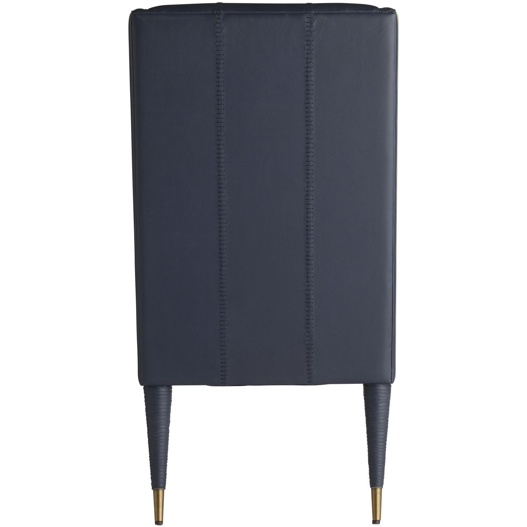 Hawthorne Navy and Antique Brass Host Chair