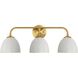 Shepard Vanity Wall Light in Matte White