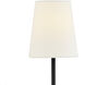 Cora Sconce Wall Light in Black