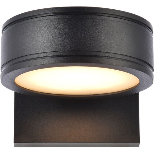 Raine 5 inch Black Outdoor Wall Light