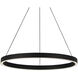 Sean Lavin Fiama LED 24 inch Black Chandelier Ceiling Light, Integrated LED