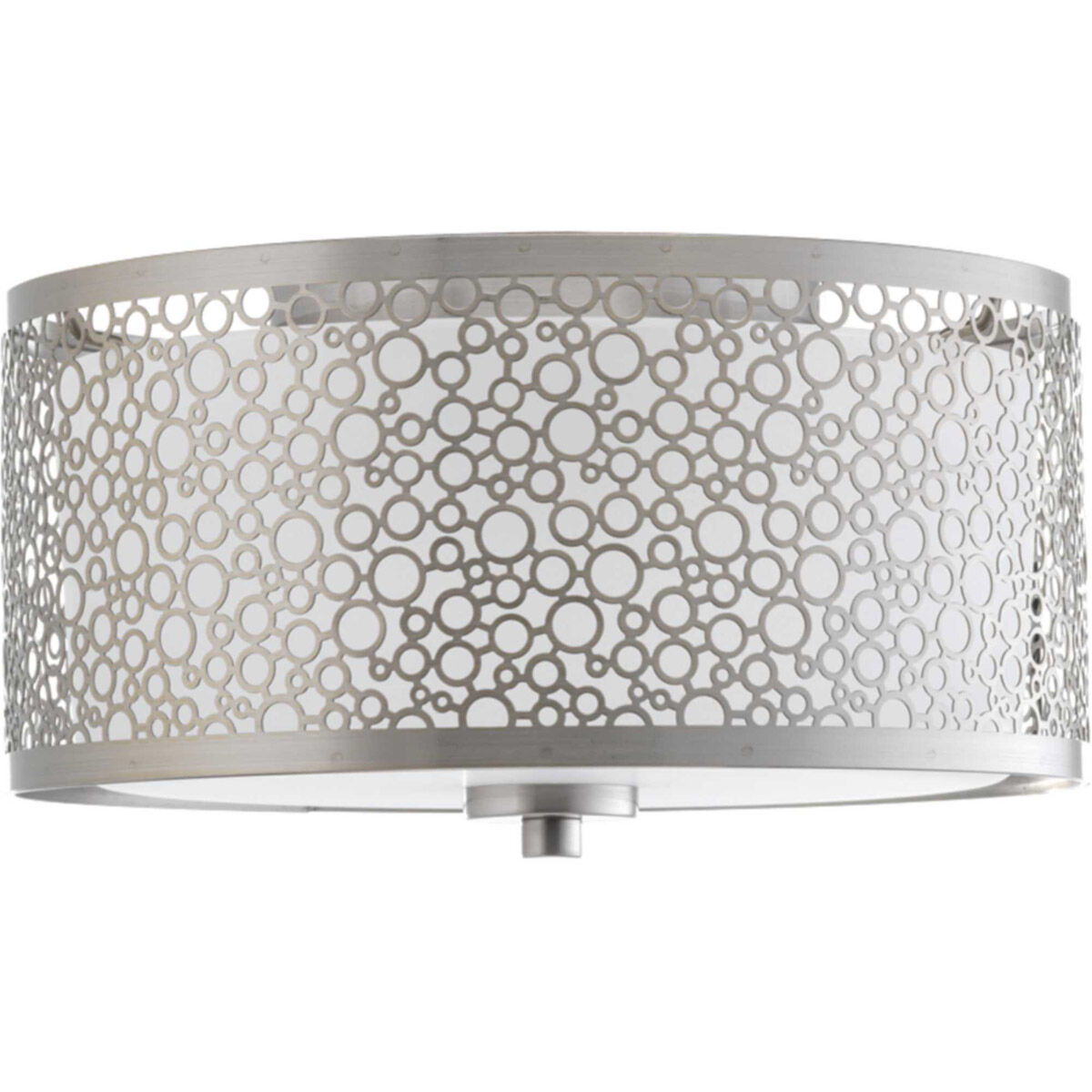 Mingle LED LED 11 inch Brushed Nickel Flush Mount Ceiling Light, Progress LED