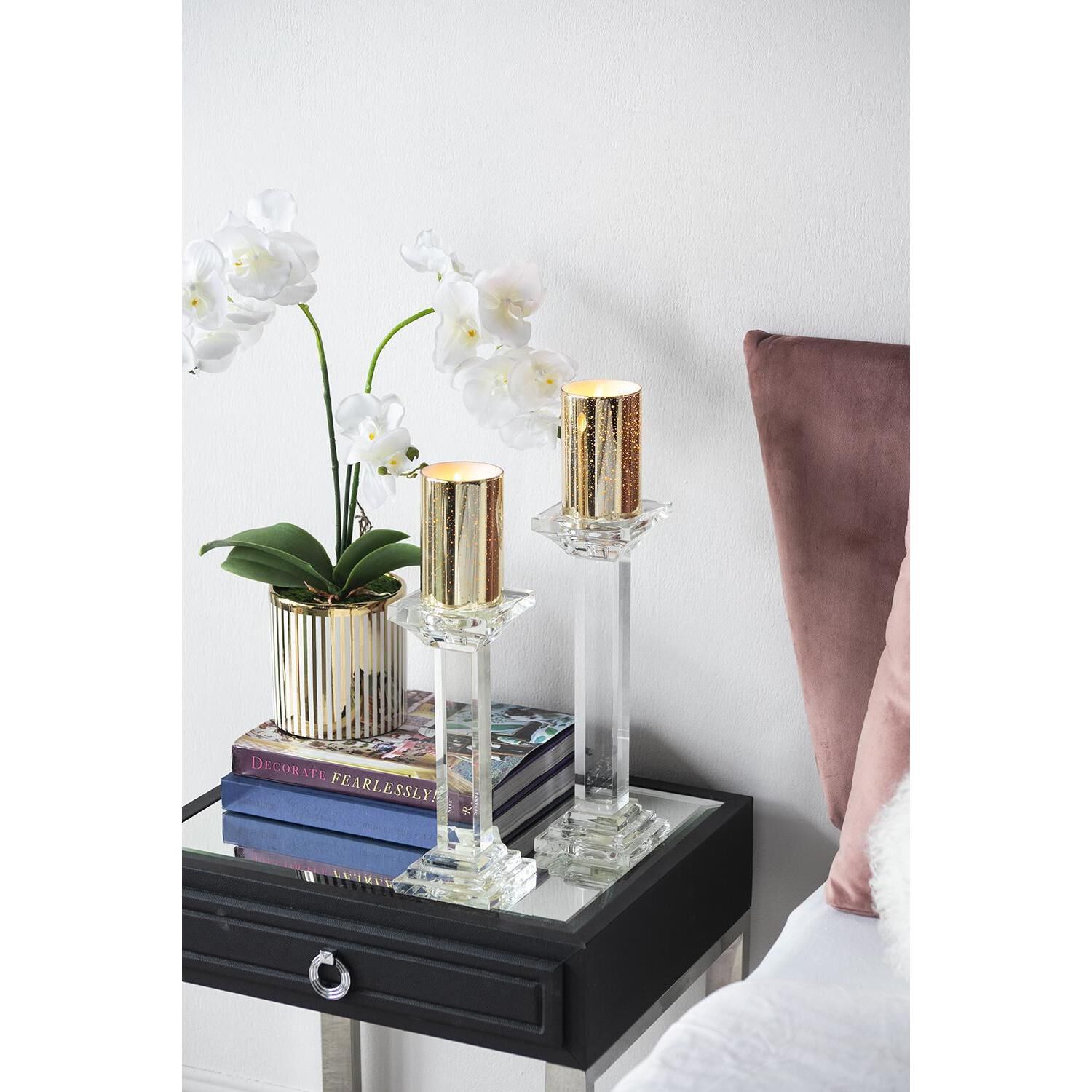 Speckled 5 X 3 inch LED Candle