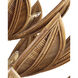Cubana 12 Light 56.25 inch Coco Cream Three-Tier Chandelier Ceiling Light