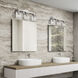 Bernardino 3 Light 23.75 inch Brushed Nickel Vanity Wall Sconce Wall Light