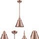 Franklin Restoration Appalachian 1 Light 8 inch Antique Copper Mini Pendant Ceiling Light