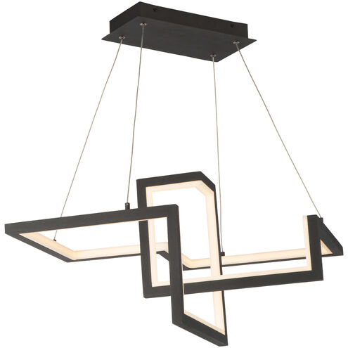 Minecraft LED 23.25 inch Black Pendant Ceiling Light, dweLED
