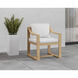 Tahiti Stinson White Outdoor Dining Armchair