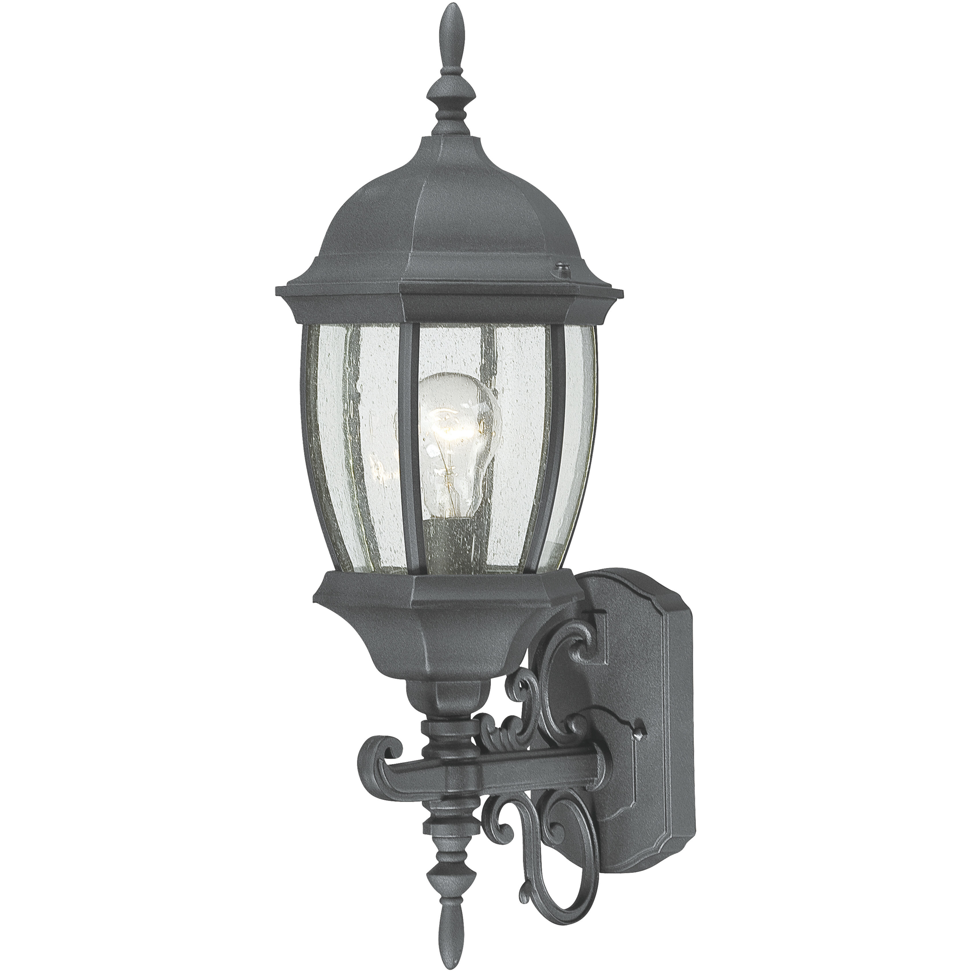 Covington 1 Light 21.5 inch Black Outdoor Wall Sconce