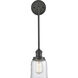 Franklin Restoration Bell 1 Light 5 inch Matte Black Mini Pendant Ceiling Light in Incandescent, Clear, Franklin Restoration