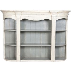 Vaucelles 65 X 46 X 15 inch White with Gray Shelf