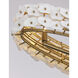 Coastlyn 6 Light 47.25 inch Legacy Brass Linear Chandelier Ceiling Light