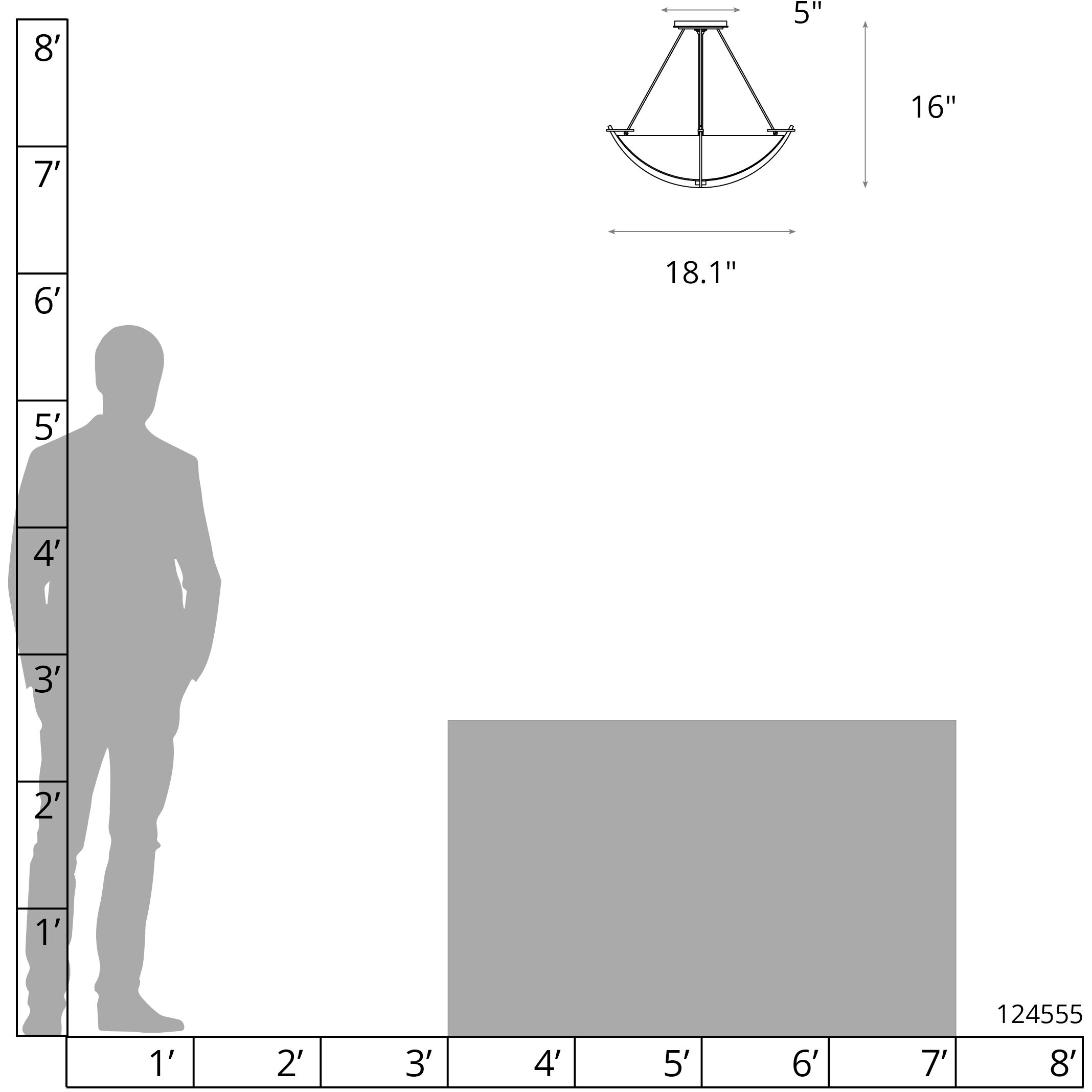 Compass 3 Light 27.4 inch Modern Brass Semi-Flush Ceiling Light in Sand, Large