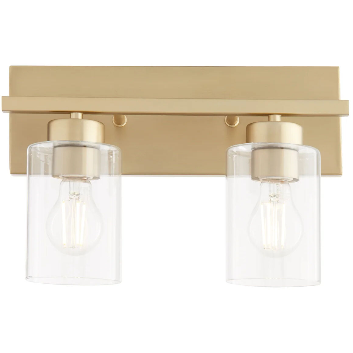 Carter 2 Light 14 inch Aged Brass Vanity Light Wall Light
