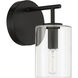 Hailie 1 Light 5 inch Flat Black Wall Sconce Wall Light