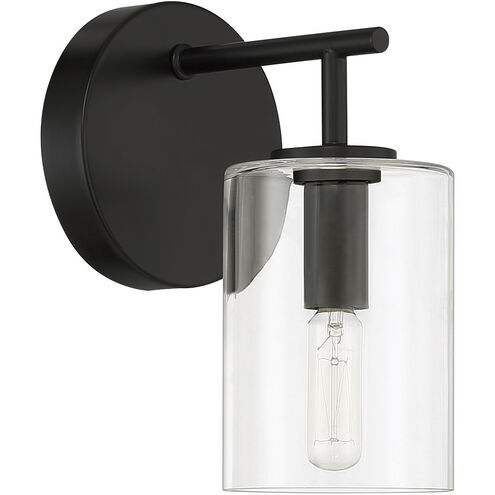 Hailie 1 Light 5 inch Flat Black Wall Sconce Wall Light