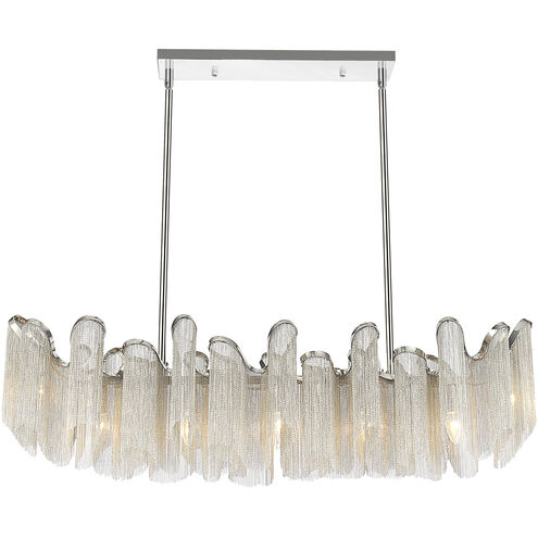 Daisy 13 Light 47 inch Chrome Down Chandelier Ceiling Light