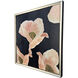 Poppy Perfection Pink and Blue and Black and White Framed Art, The Studio