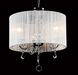 Canada 3 Light 16 inch Chrome Chandelier Ceiling Light
