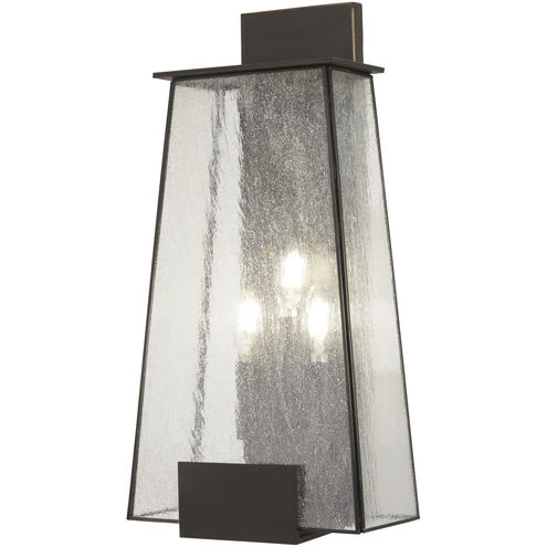 Bistro Dawn 3 Light 22 inch Dakota Bronze Outdoor Wall Mount, Great Outdoors