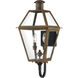 Rue De Royal 2 Light 24 inch Industrial Bronze Outdoor Wall Lantern