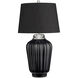 Bexley 22 inch Black and Polished Nickel Table Lamp Portable Light