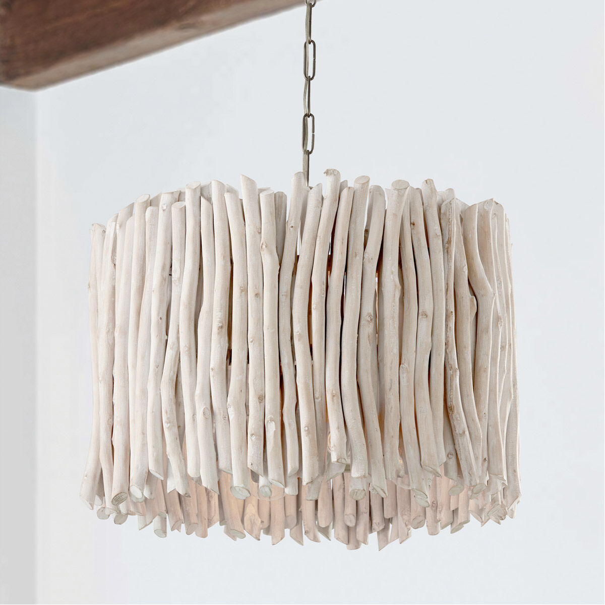 Cara 4 Light 25 inch Brushed Pewter Pendant Ceiling Light