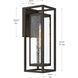Shaw 1 Light 19.5 inch Antique Bronze Outdoor Wall Light