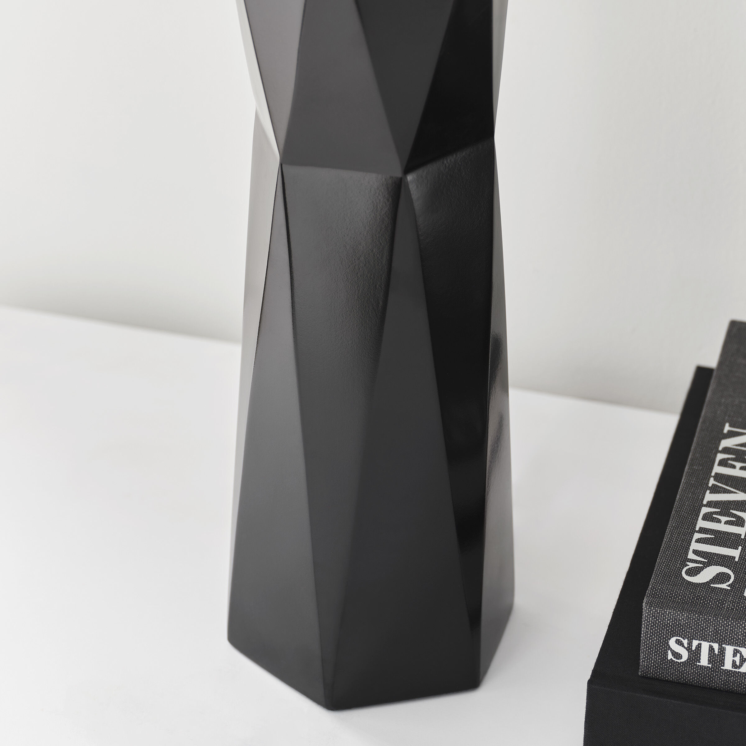 Drew & Jonathan Fernwood 26.5 inch 9.00 watt Gloss Black Table Lamp Portable Light