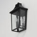 Sutton Place VX 2 Light 17 inch Black Outdoor Wall Mount