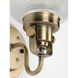 Archie 1 Light 5.75 inch Vintage Brass Bath Vanity Wall Light