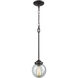 Beckett 1 Light 6 inch Oil Rubbed Bronze Mini Pendant Ceiling Light
