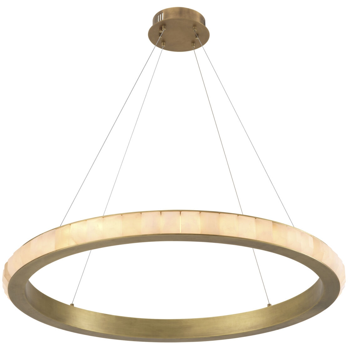 Cabildo 40.16 inch Alabaster with Antique Brass Chandelier Ceiling Light