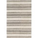 Farmhouse Neutrals 108 X 72 inch Cream/Oatmeal/Charcoal/Beige Handmade Rug in 6 x 9, Rectangle